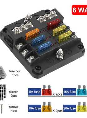 12V 32V Fuse Box Holder 6 Ways 12 Ways Blade Fuse Block Box