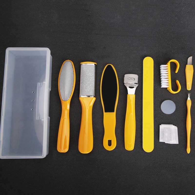 Professional 10pcs/set Pedicure Tool Foot Care File for Feet