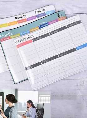 Magnetic Weekly Planner Fridge Board - Notice Memo Meal Whit