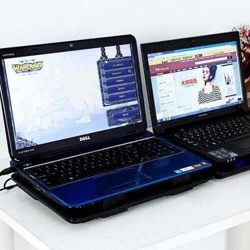 Laptop Cooling Pad 10-17 Inch Laptop Gaming Fan Cooler With