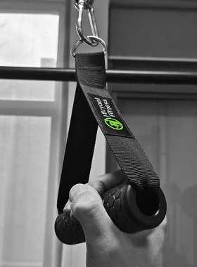 2 PCS Resistance Band Handle Tricep Rope Cable Machine Attac