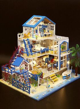Newborn Baby Dreamlike DIY Assembled Cabin Miniature