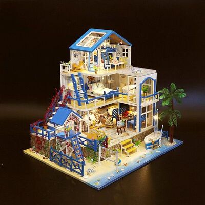 Newborn Baby Dreamlike DIY Assembled Cabin Miniature