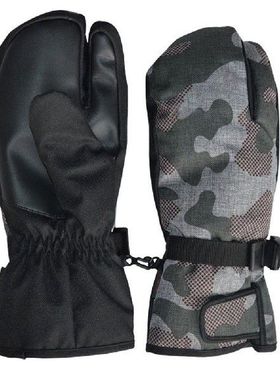 Winter Fleece Warm Snow Glove Mittens Men Women Ski Gloves