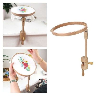 Embroidery Stand Portable Desktop Embedded Rotated Frame Cro