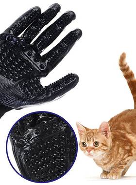 Pet hair combing gloves Cat Grooming Glove Hair Deshedding B