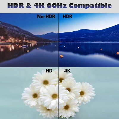 4K 60Hz HDMI 2.0 Audio Splitter 5.1 ARC HDMI Audio Extractor