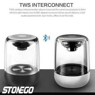 STOENGO True Wireless Stereo Speaker with Transparent Design