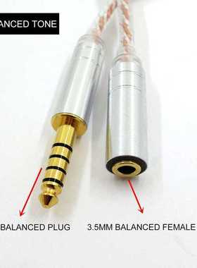 Nwe HIFI Balanced Audio Cable Male 2.5mm To 3.5mm 4.4mm Fema