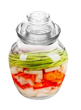 Traditional Glass Fermenting Jar Glass Fermentation Crock