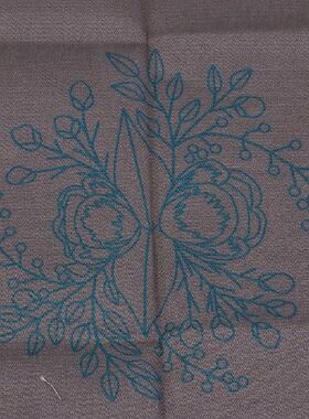 Flower Pattern Cross Stitch Stamped Embroidery Kit for