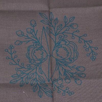 Flower Pattern Cross Stitch Stamped Embroidery Kit for