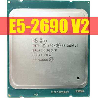 Xeon Processor E5 2690 V2 CP 3.0G LGA2011 Ten Cores Server p