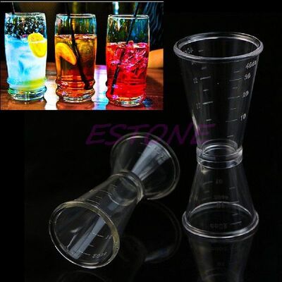Jigger Gelas Ukur Minuman Pendek Anggur Koktail Double Shot