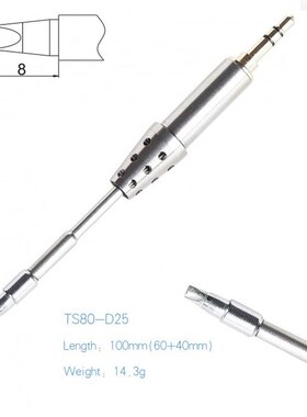 Original TS B02 D25 K4 TS80 Soldering Iron Tip Replacement S