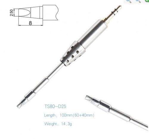 Original TS B02 D25 K4 TS80 Soldering Iron Tip Replacement S