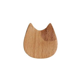 Kitchen Pan Organizers Cute Cat Wooden Chopstick Rest Put