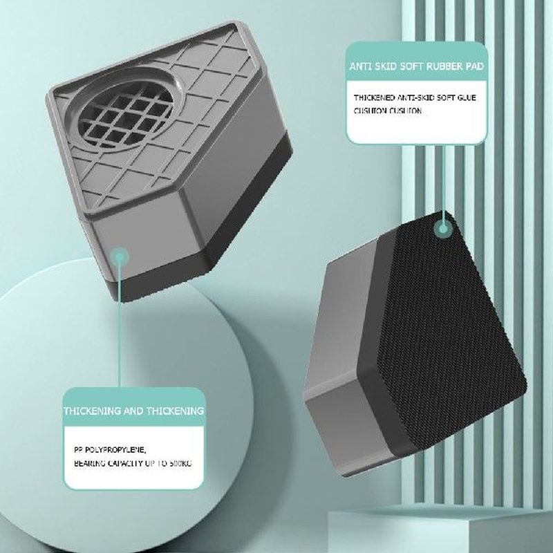 4Pcs Anti Vibration Pads for Rubber Washer Dryer Machine