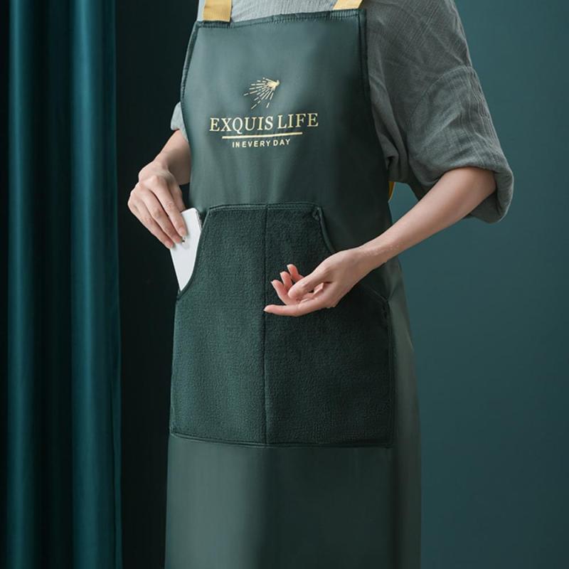 1PCS Kitchen cooking apron household sleeveless waterproof