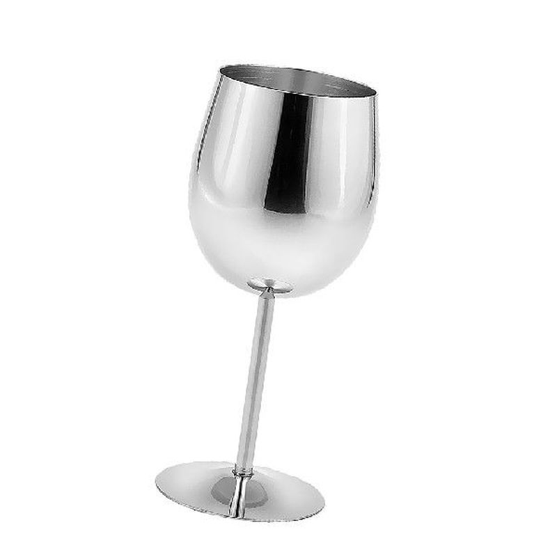 Stainless Steel Red Wine Glasses Goblets Cup Champagne Bar