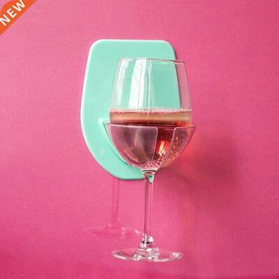 1PC Bar Watt Plastic Wine Glass Holder 适用于 The Bath Showe