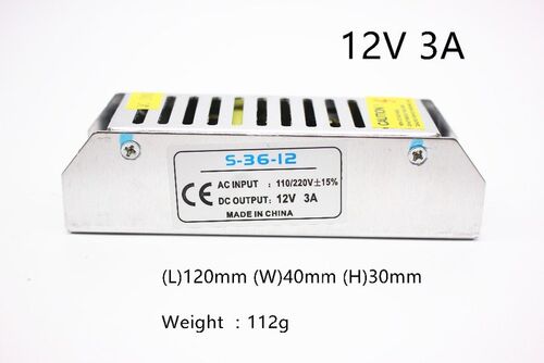 3/5/10//15/30A LED Power Supply DC12V 36W 60W 120W 150W 180W