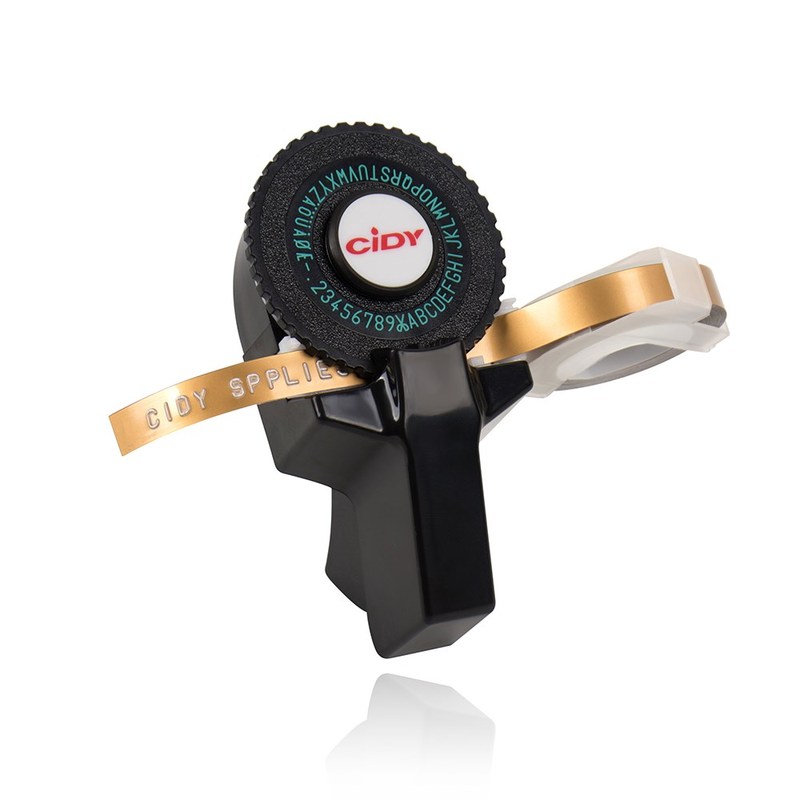 Black DIY Manual label maker writer for MOTEX E101 label pri