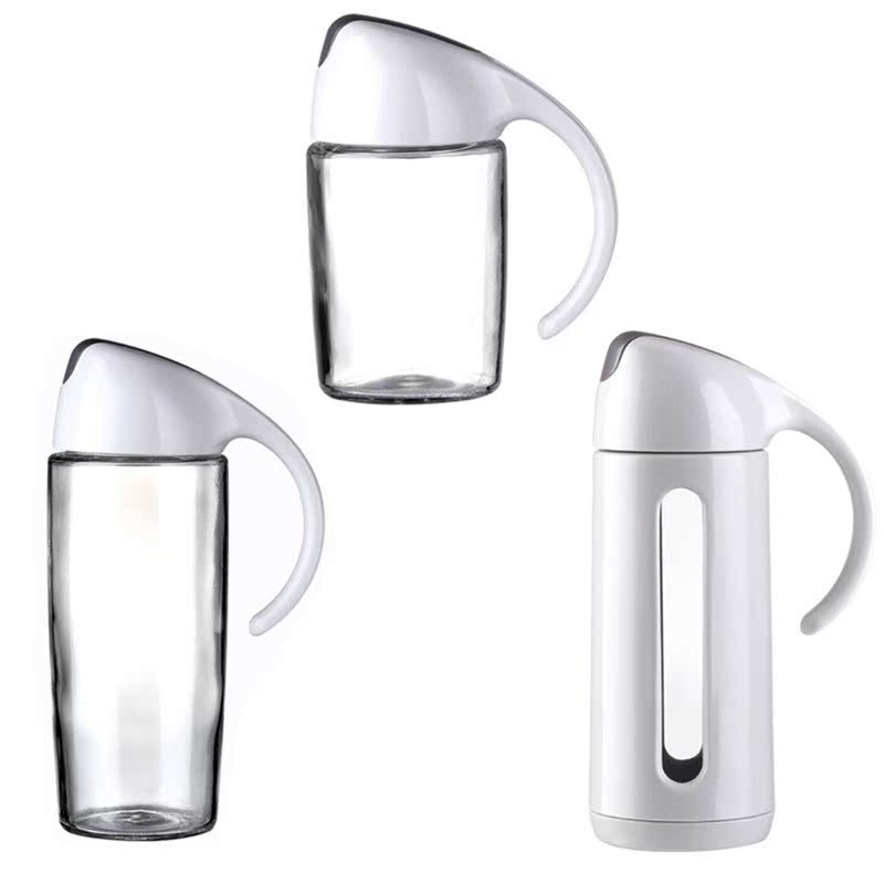 Glass Olive Oil Bottle Oil Dispenser Pot Leakproof Sauce Vin