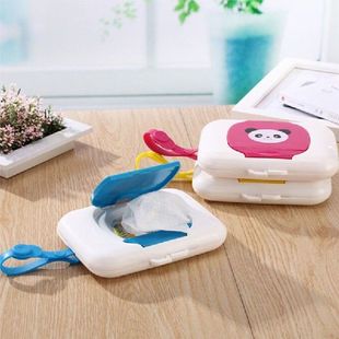New Wet Tissue Box Plastic Automatic Case Baby Wipes Press