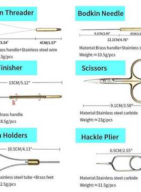 Fly Fishing Tying Tool Kit-Fly Tying Vise/Bobbin Holders/Bob