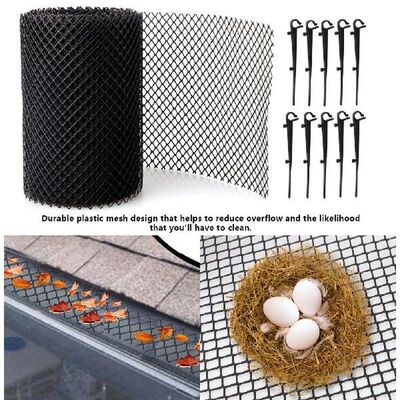 Roof Gutter Protector Guard Reduce Overflow Mesh Cover