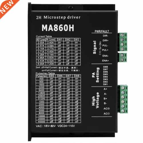 1Pc MA860H Stepper Motor Driver Controller Module 18 80V AC