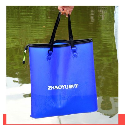 FISH Portable EVA Fishing Bag Collapsible Fishing Bucket Liv