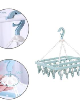 Percheros Para Ropa Plastic Foldable Clip Space Saving