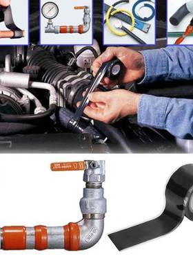 Self-Fusing-Wire Rubber Black Silicone Waterproof 1pcs Bondi