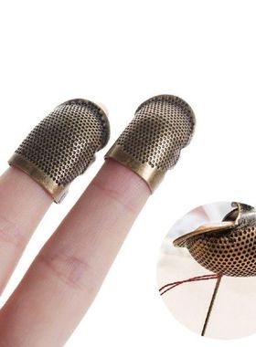 1pc Vintage Gold Finger Protector Needle Thimble Antique