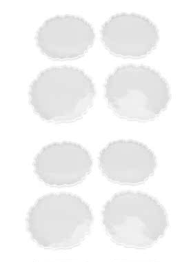 8 Pcs Silicone Agate Coaster Resin Casting Making