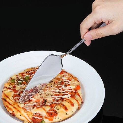 Household Stainless Steel Cake Knife Pizza Shovel Teeth