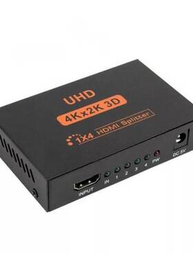 HD 4K Splitter 1X4 Port 3D UHD 1080p 4Kx2K Video HDMIcompat