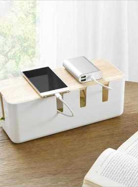 Creative Home Multi-Purpose Fire Wooden Cover Desktop Networ