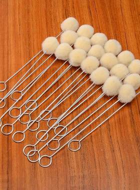 20pcs 12.5cm DIY Leathercraft Wool Leather Dye Dauber Finish