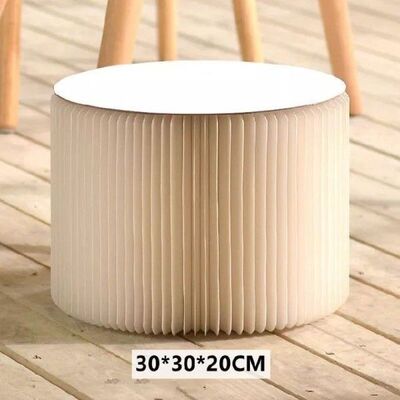 Nordic Living Room Bedroom Foldable Paper Stool Bench