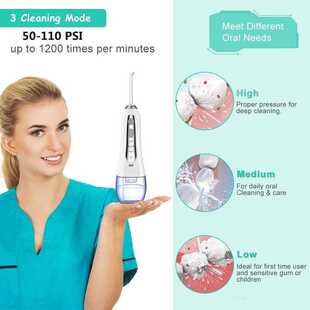 Oral Irrigator 300ml Portable Dental Water Flosser Jet SB Re