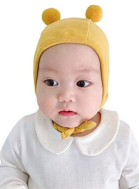 Newborn Baby Hat Spring Autumn Cotton Boy Girl Bomber Caps
