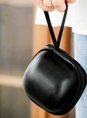 green ceramic teapot teacup handmade portable travel tea set