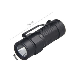 Mini Outdoor LED CLIP EDC Flashlight USB Rechargeable Mini P