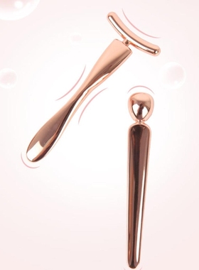 2pcs Face Massager 3D Roller T Shape Facial Massage Kit