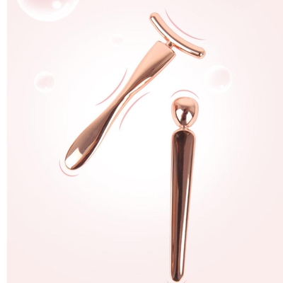 2pcs Face Massager 3D Roller T Shape Facial Massage Kit