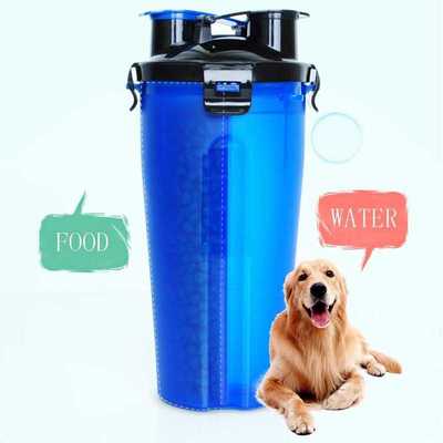 Dog Feeder 2 In 1 Pet Water Bottle Dispenser Dog Cat Drinkin
