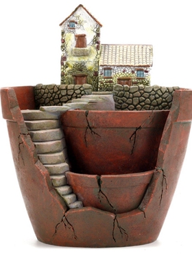 Retro Farmhouse Flower Pot for Succulents Plants Decorative